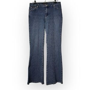 Gasoline Flare Blue Jeans 12